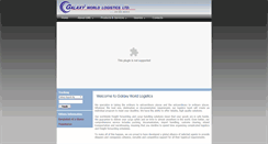 Desktop Screenshot of galaxylogistics.com